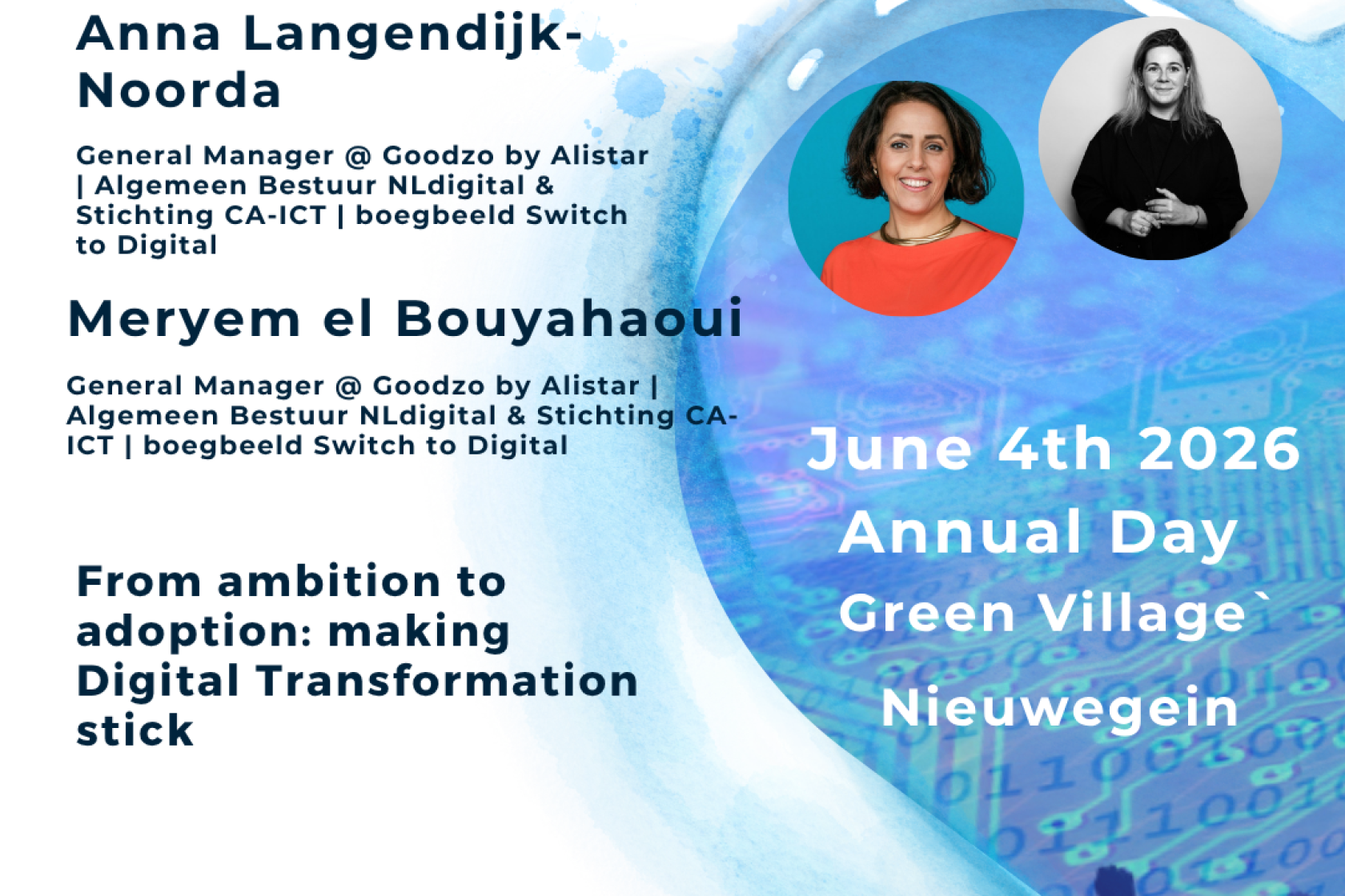 2026-06-04 Speaker Announcement  Meryem en Anna Langendijk