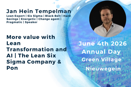 2026-06-04 Speaker Announcement Jan Hein tempelman Lean Six PON