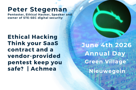 2026-05-21 Speaker Announcement Peter Stegeman Achmea