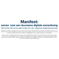 Manifest Duurzame Digitale Samenleving